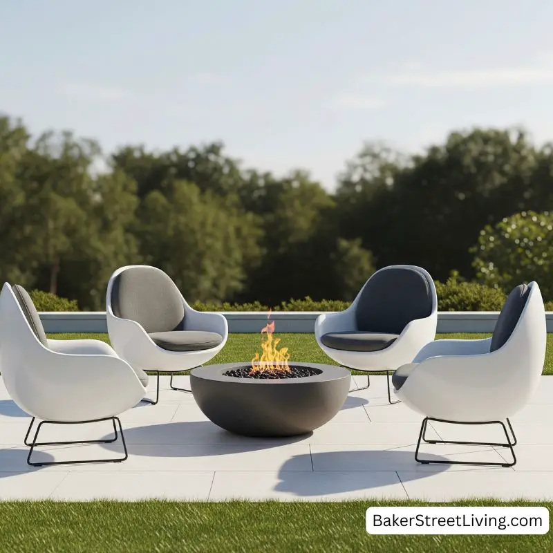 Fire Pit Seating Ideas - Modern Pod Chair
