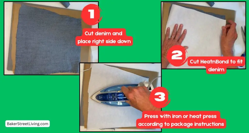 making Denim Christmas Ornaments