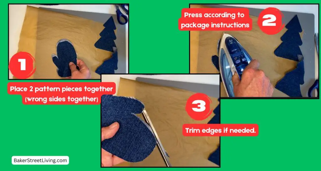 Making Denim Christmas Ornaments