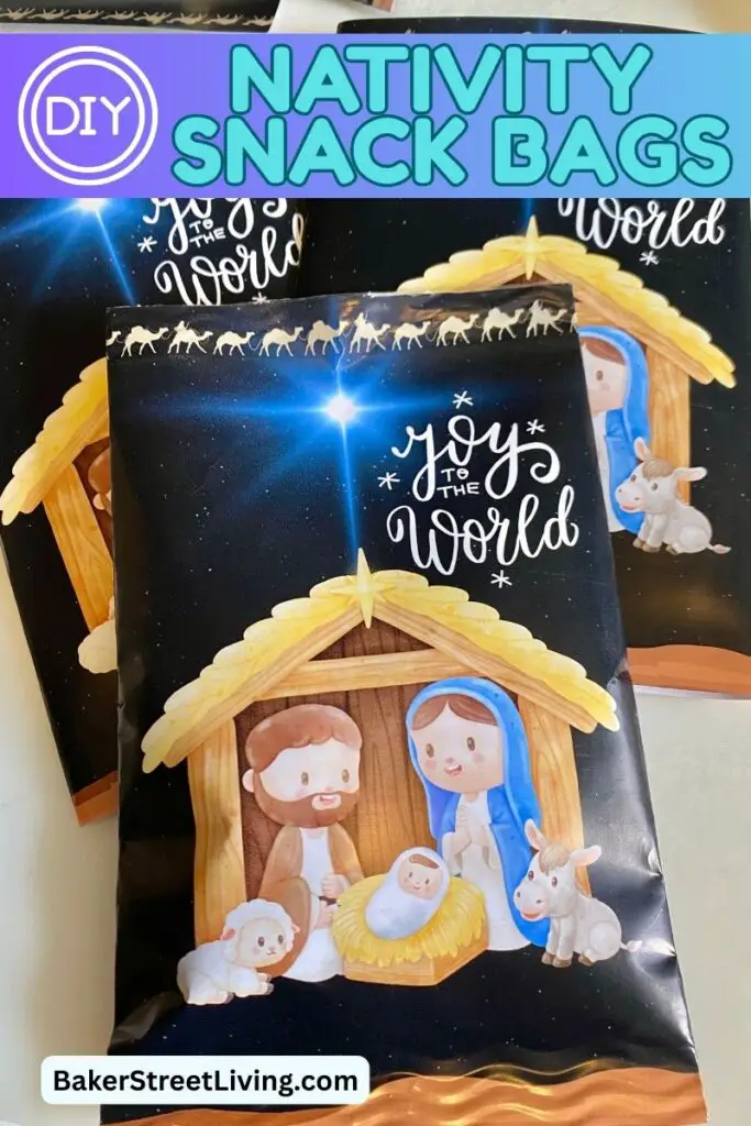 Printable Nativity Snack Bags