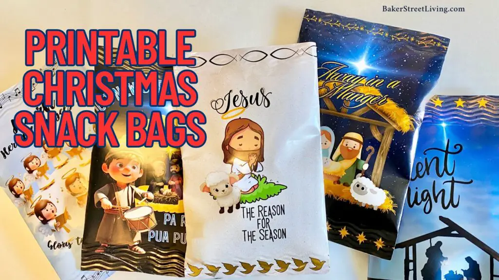 printable christian christmas snack bags
