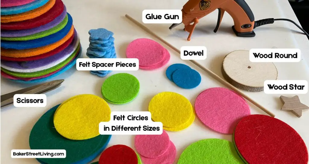 Diy Felt Christmas Tree Supplies 