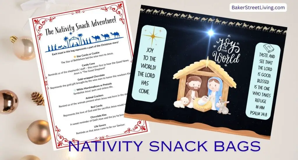 Nativity Snack Bags - Printables