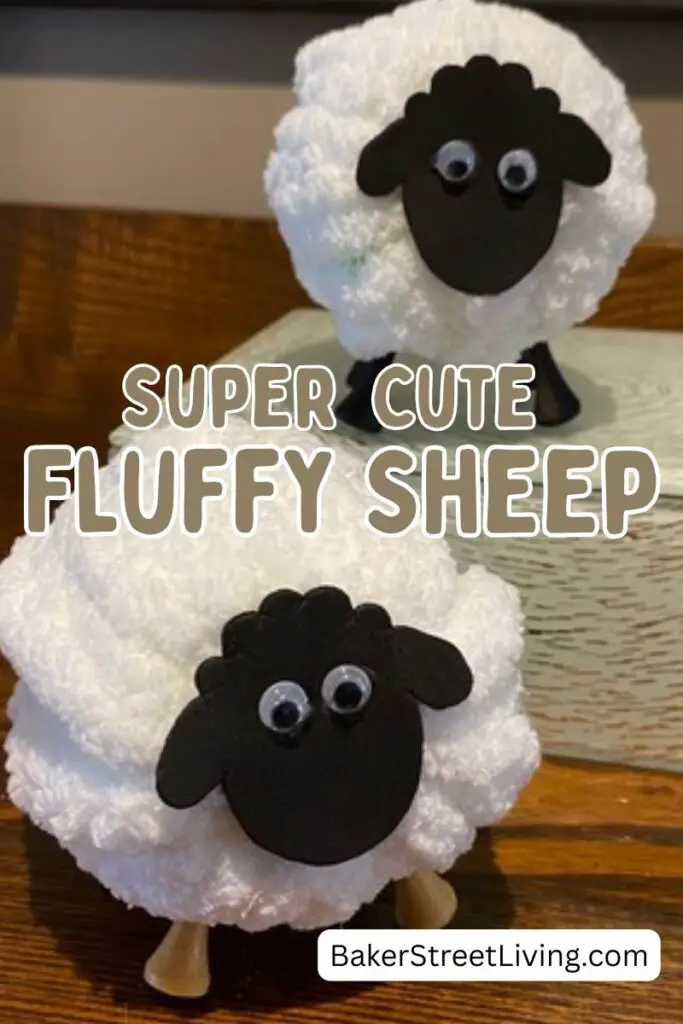 Easy DIY Fluffy Sheep
