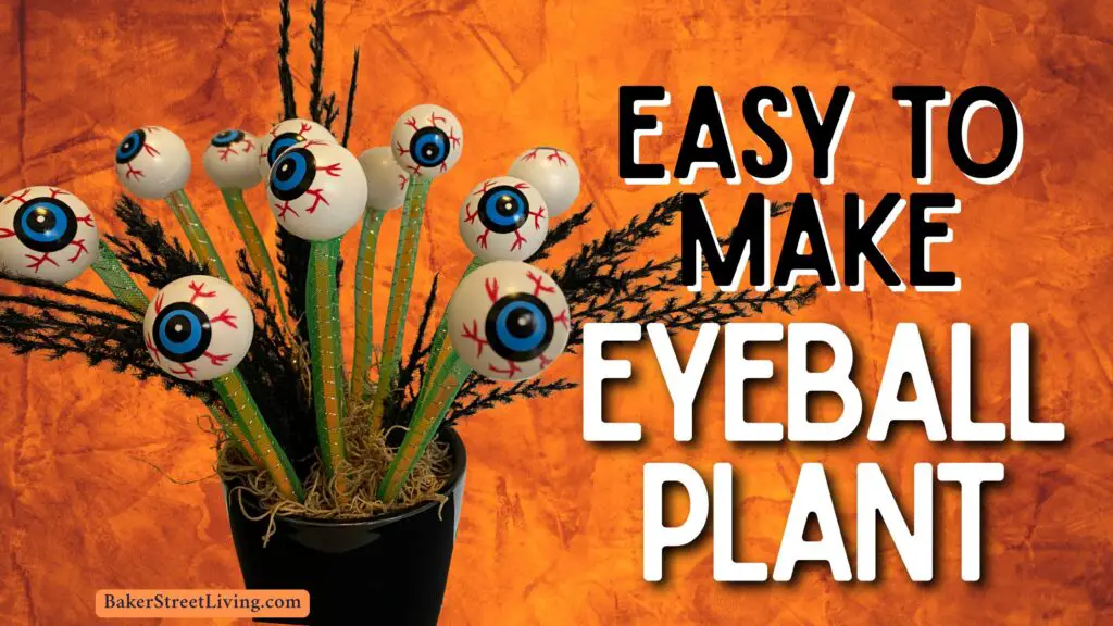 DIY Eyeball Plant for Halloween