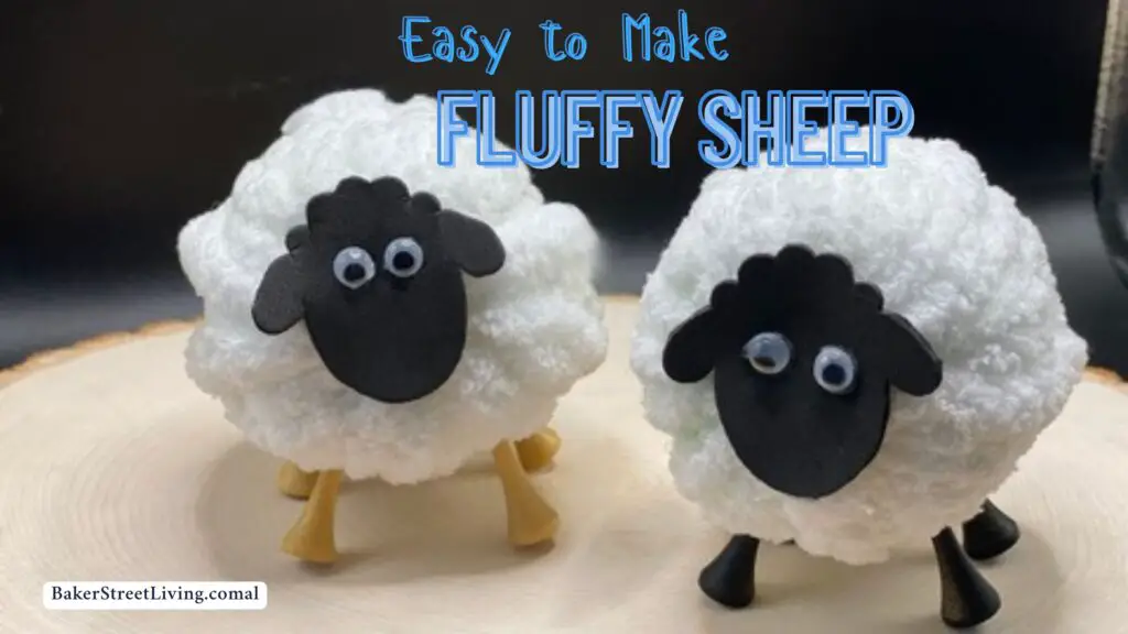 easy to make fluffy sheep