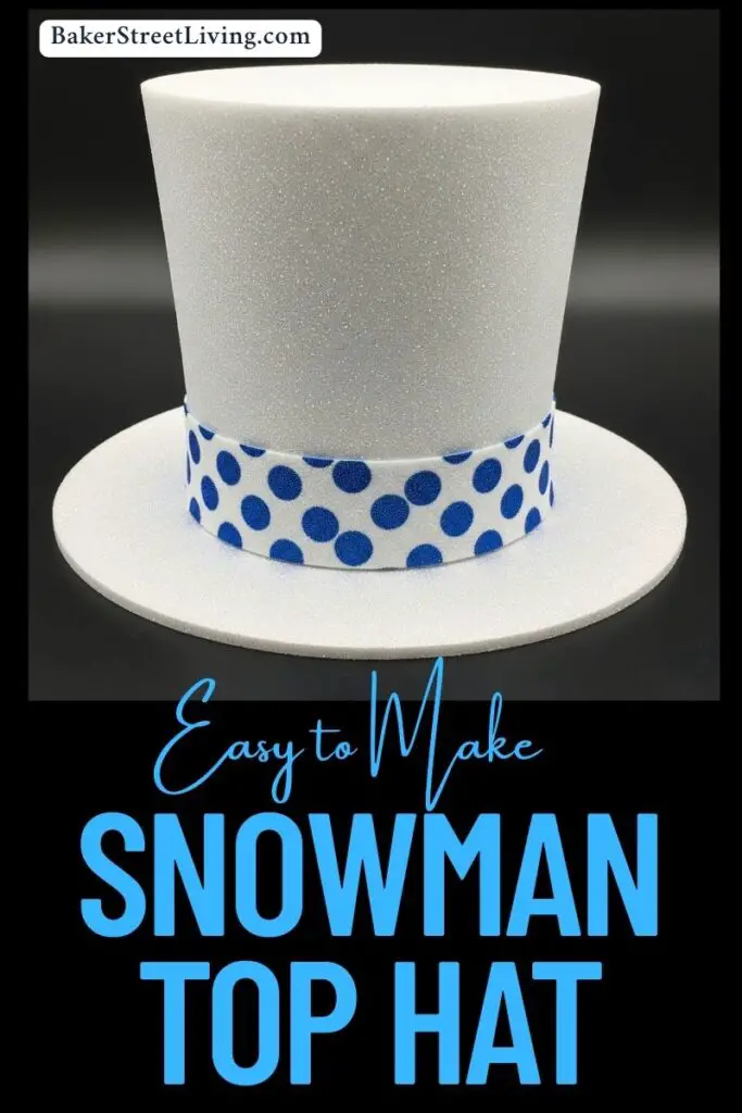 DIY Snowman Top Hat