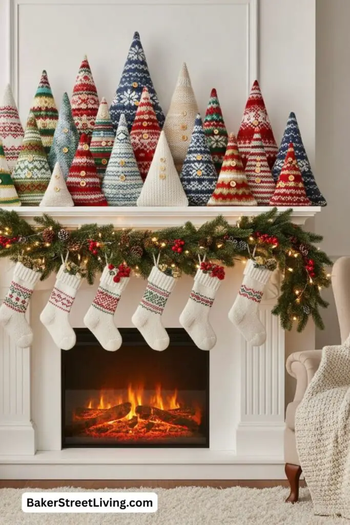 christmas fireplace decor ideas