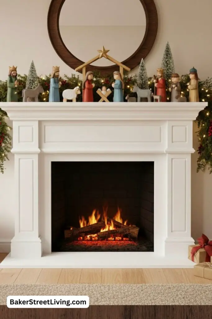 Christmas Fireplace Decor Ideas