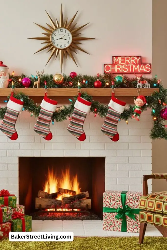 Christmas Fireplace Decor Ideas