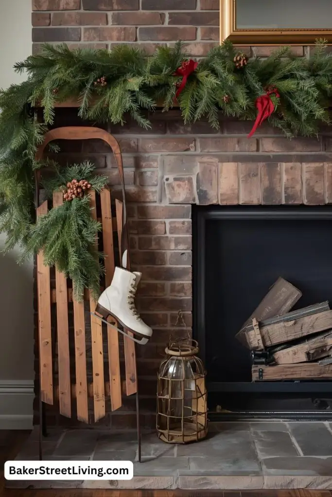 Christmas Fireplace Decor Ideas