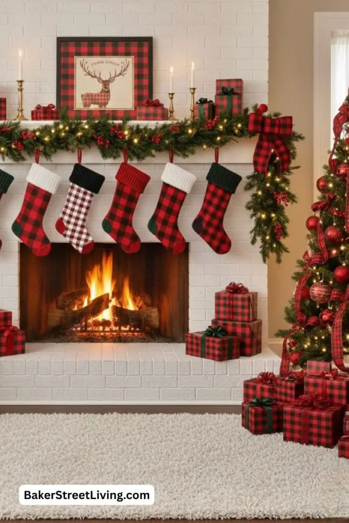Christmas Fireplace Decor Ideas
