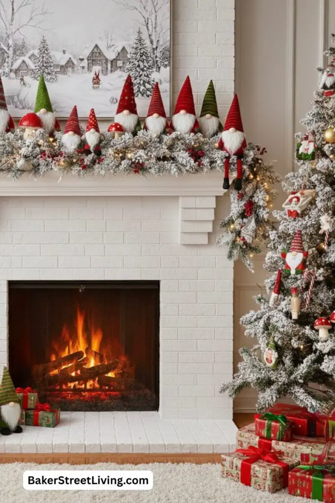 Christmas Fireplace Decor Ideas