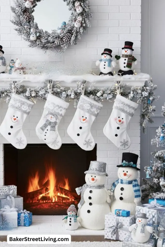 Christmas Fireplace Decor Ideas