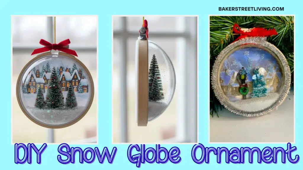 Easy to Make Snow Globe Ornament