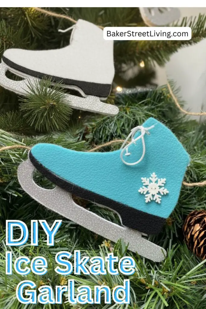 DIY Ice Skate Garland