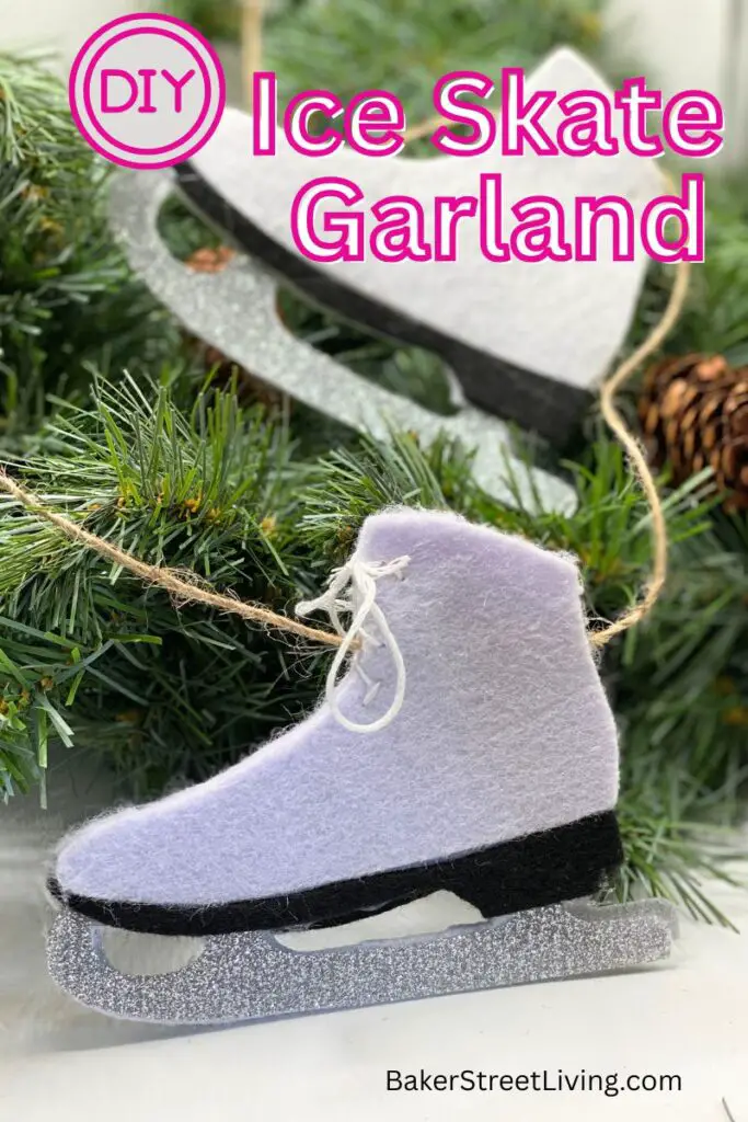 Easy to Make Felt Ice Skate Garland