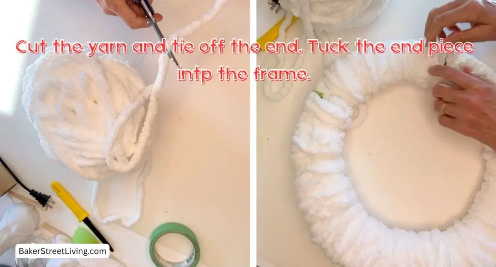 Making a Yarn Wreath