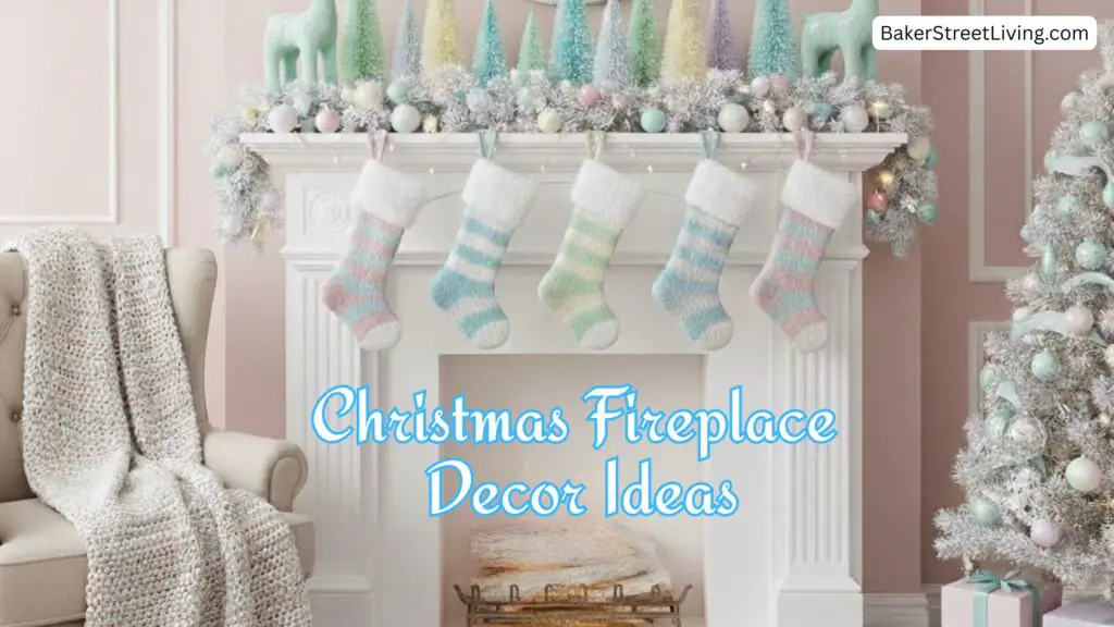 Christmas fireplace decor ideas