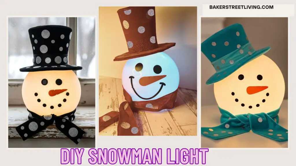 DIY snowman Light