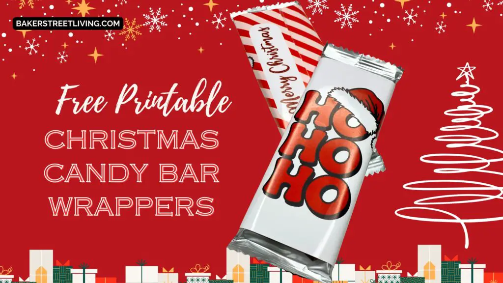 FREE PRINTABLE CHRISTMAS CANDY BAR WRAPPERS
