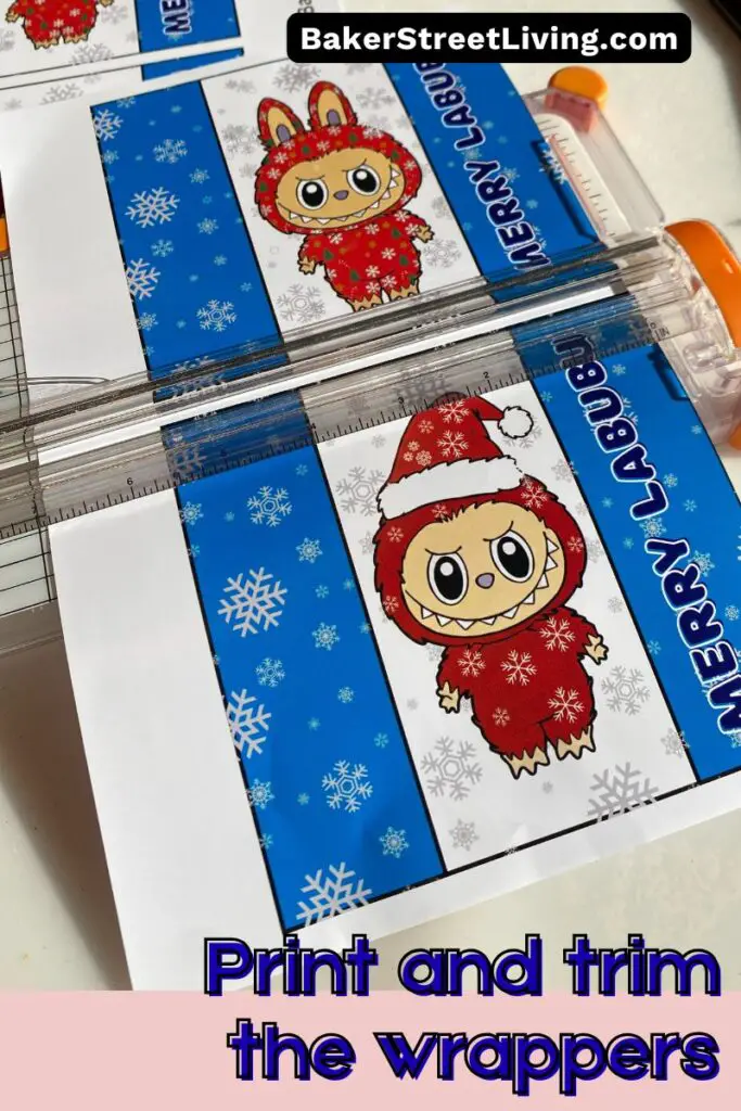 Printable Labubu Candy Bar Wrappers