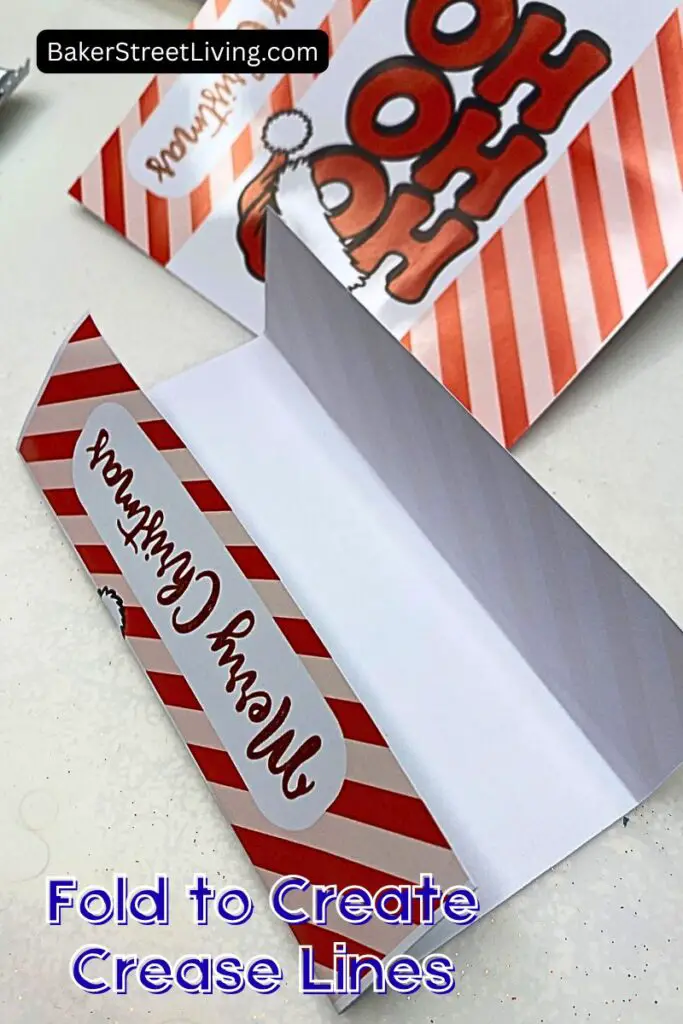 Making Printable Christmas Candy Bar Wrappers