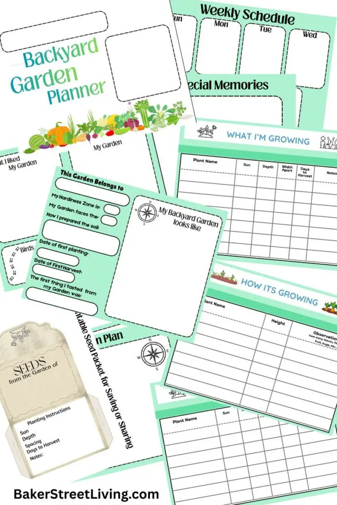 Backyard Garden for Kids - Planner