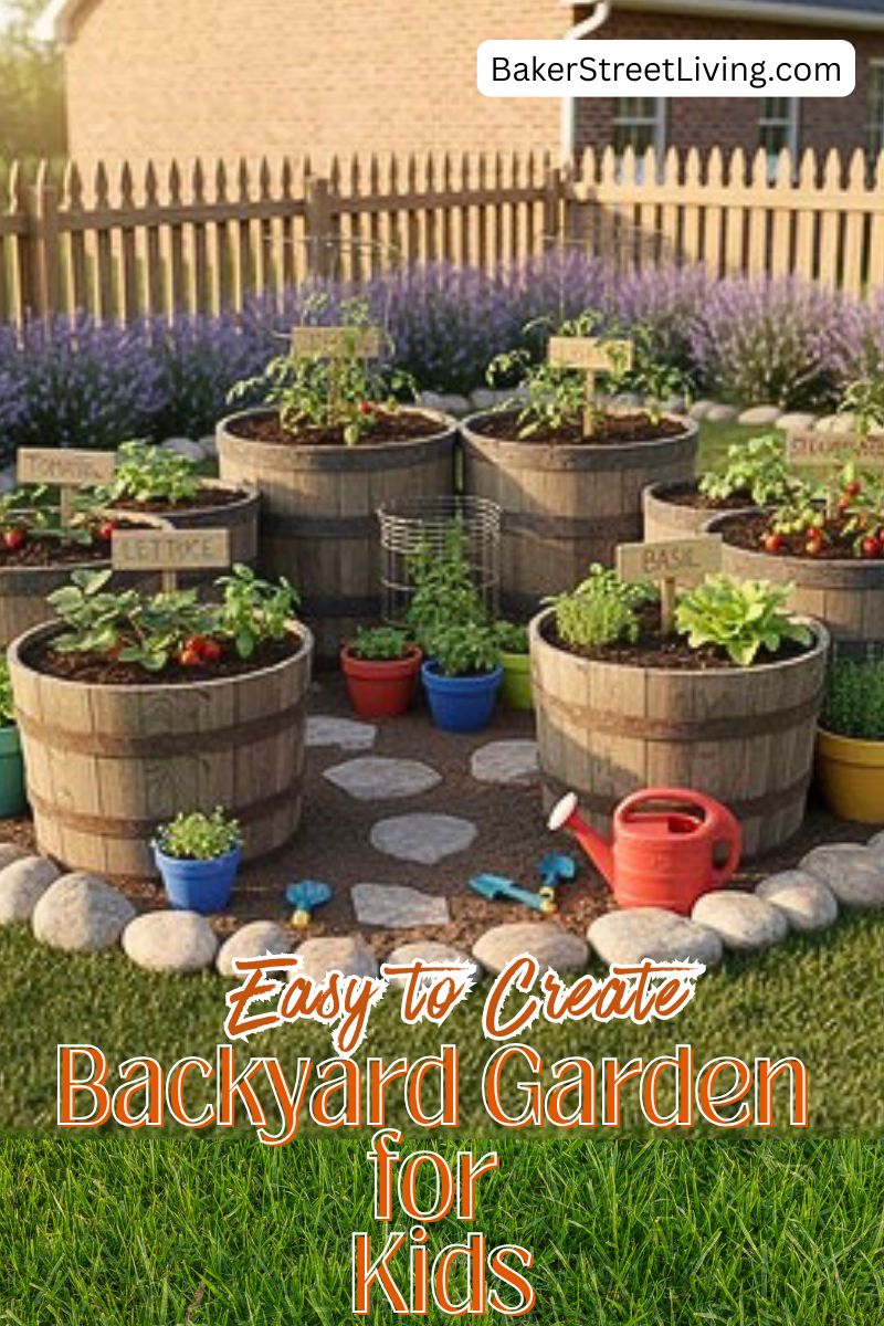 How To Create An Easy Backyard Garden For Kids Baker Street Living how-to-create-an-easy-backyard-garden-for-kids-baker-street-living
