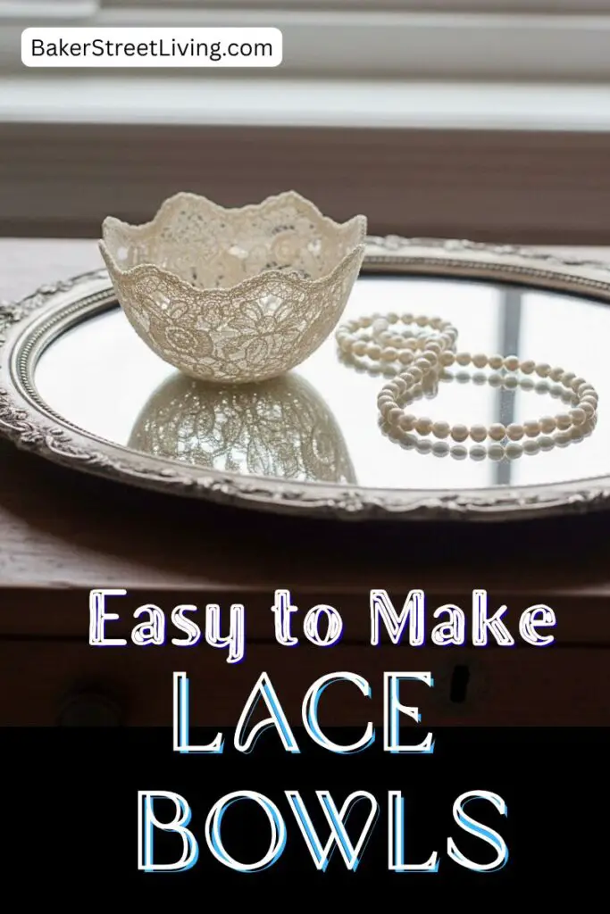  Easy DIY Lace Bowls