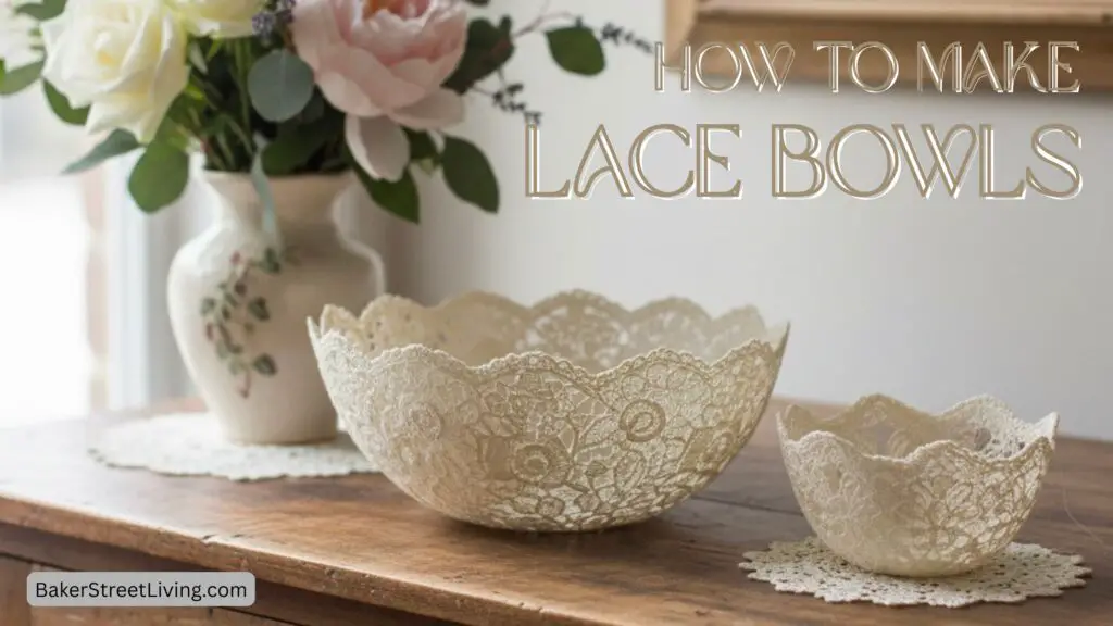 DIY Lace Bowls