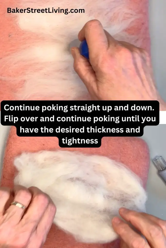 DIY Needle Felted Prefelt