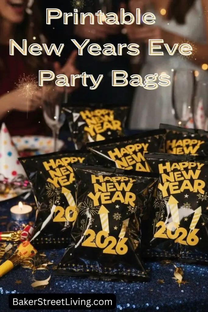 Printable Bew Years Eve Party Bags