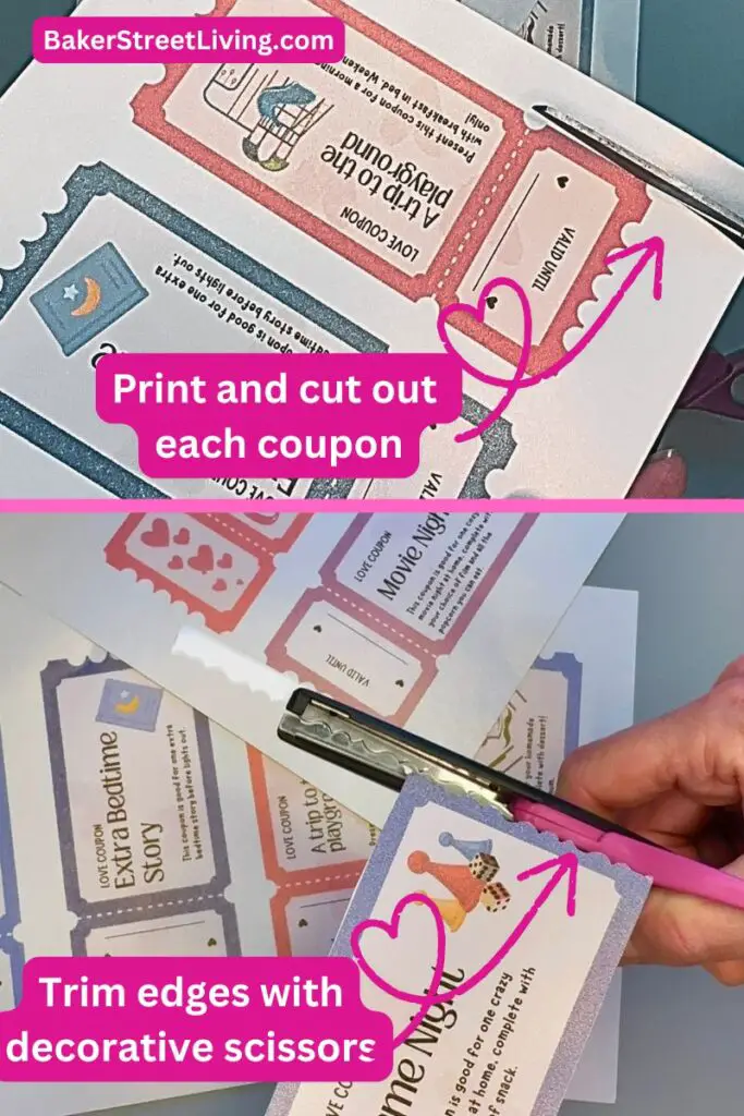 Easy to Make Printable Love Coupons
