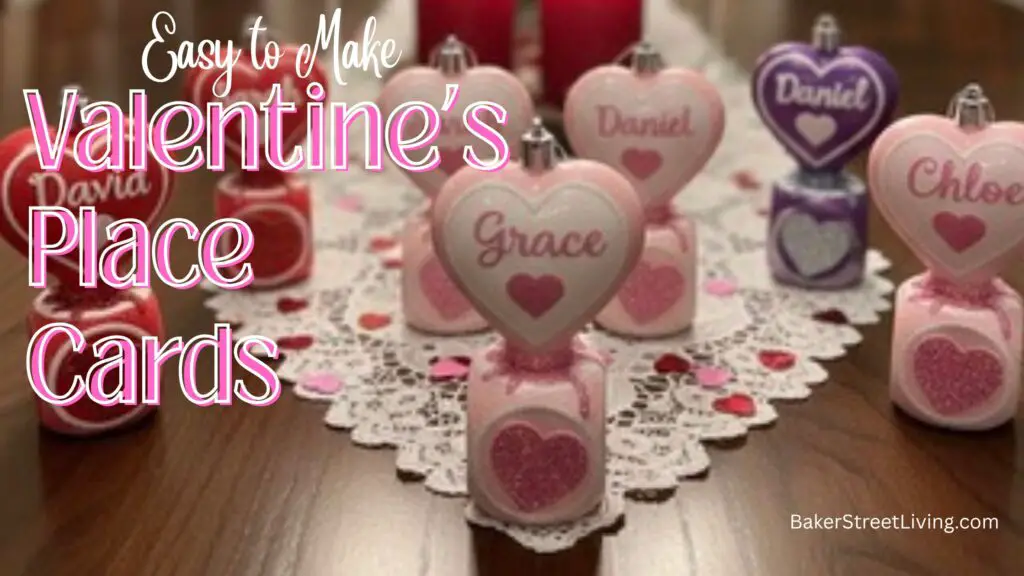 DIY Valentines day P lace Cards