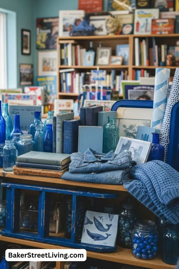 decorating with blue