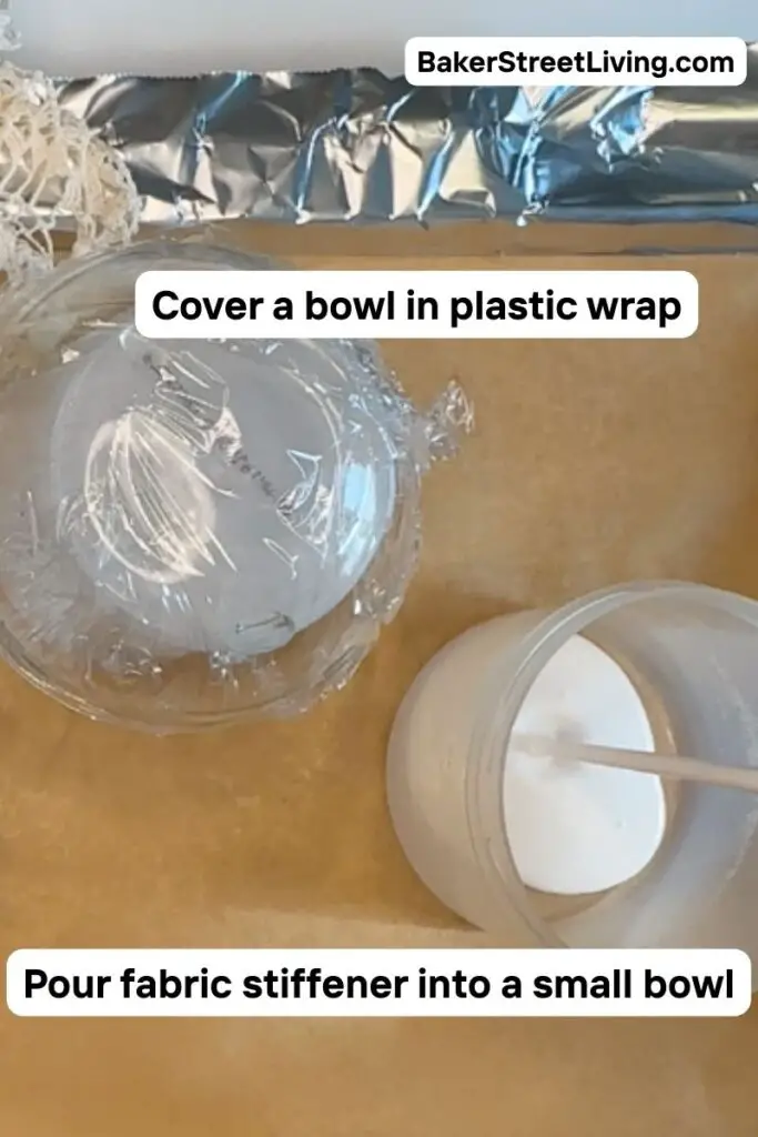 how to make a lace bowl