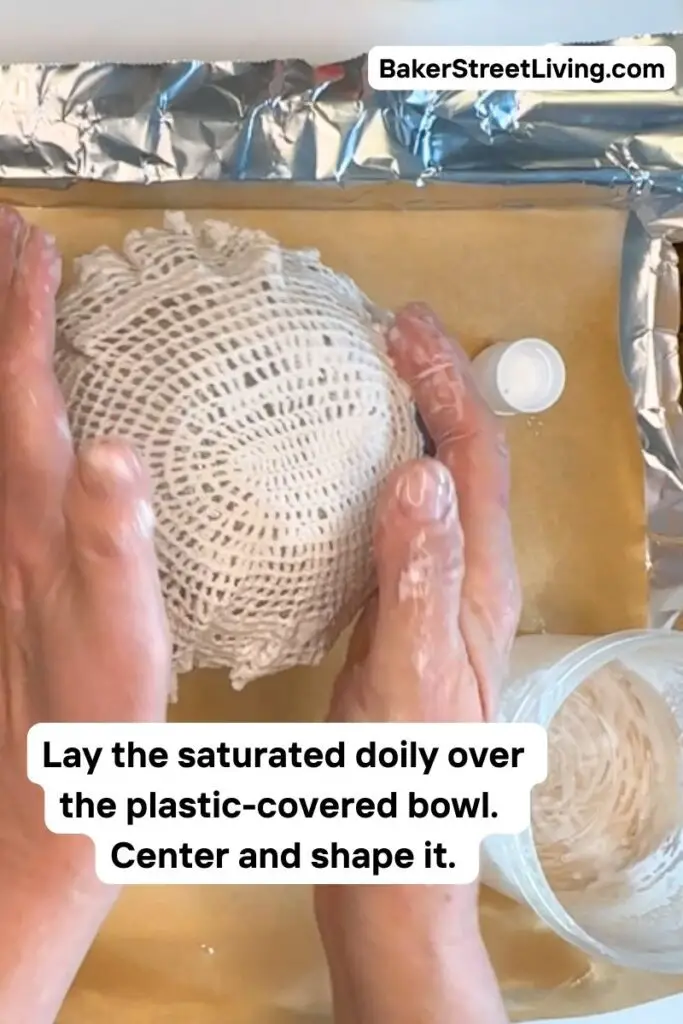 How to Make a Lace Bowl