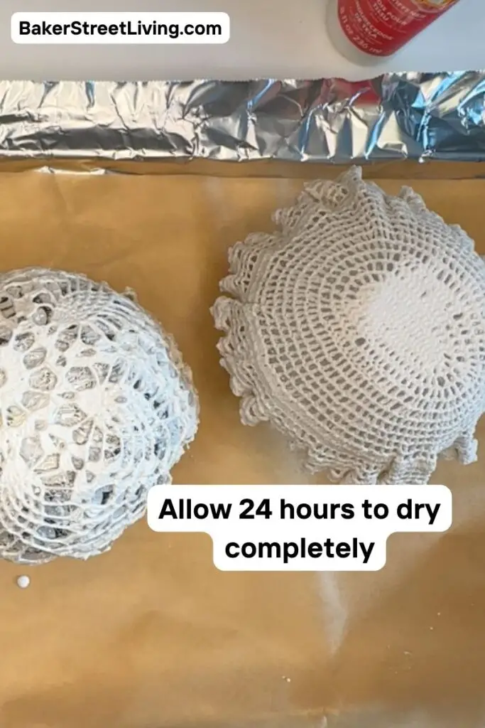 How to Make a Lace Bowl