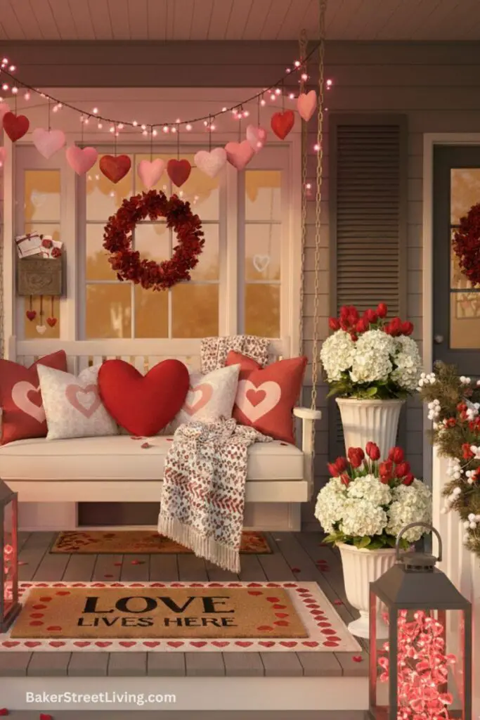 Valentine Porch Ideas