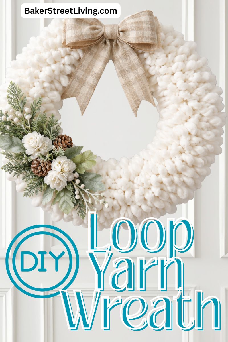 Easy to Make Loop Yarn Wreath