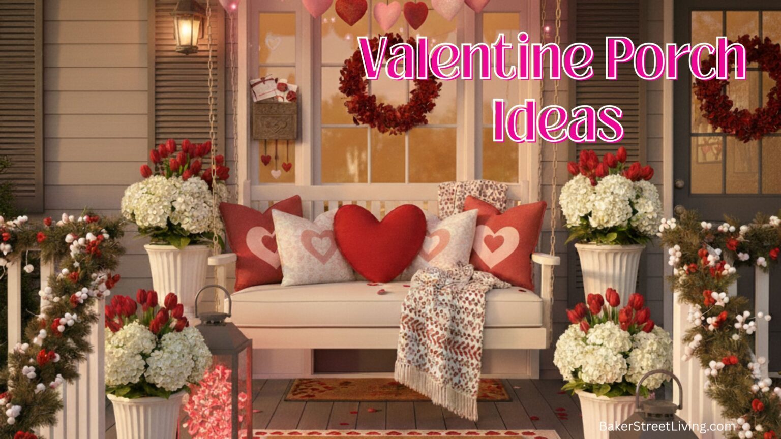 Valentine Porch Ideas that you'll Fall in Love with. - Baker Street Living
