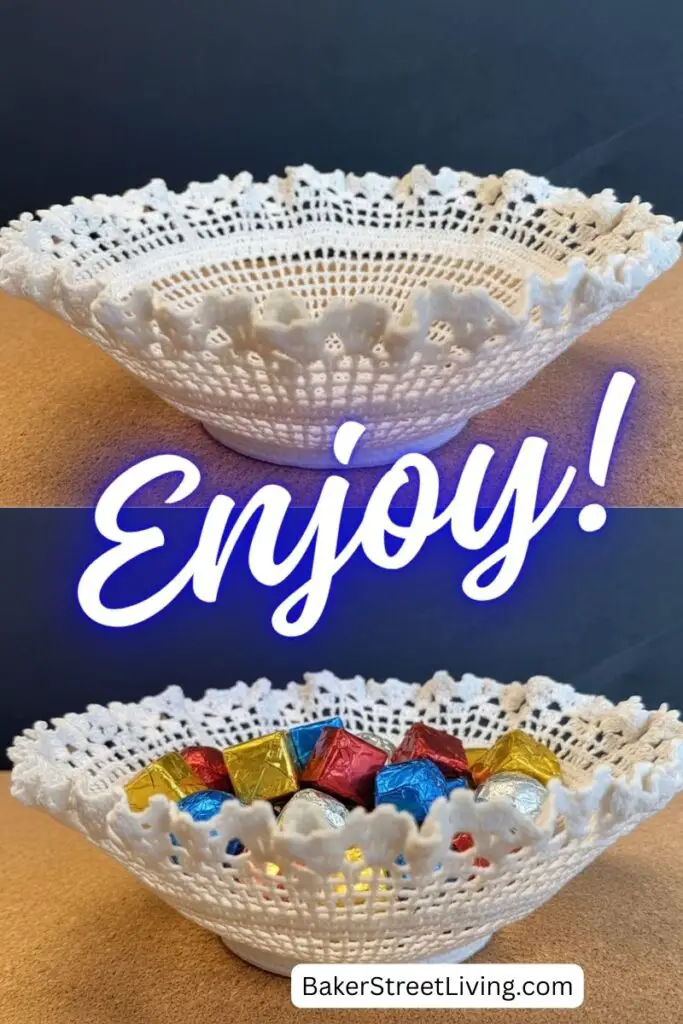 How to Make a Lace Bowl