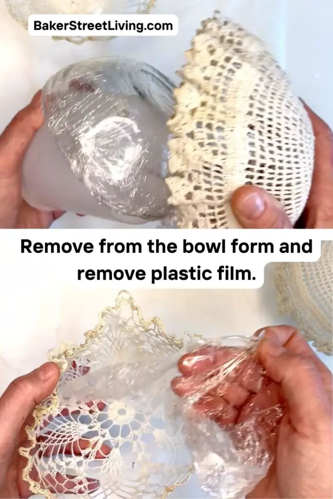 How to Make a Lace Bowl