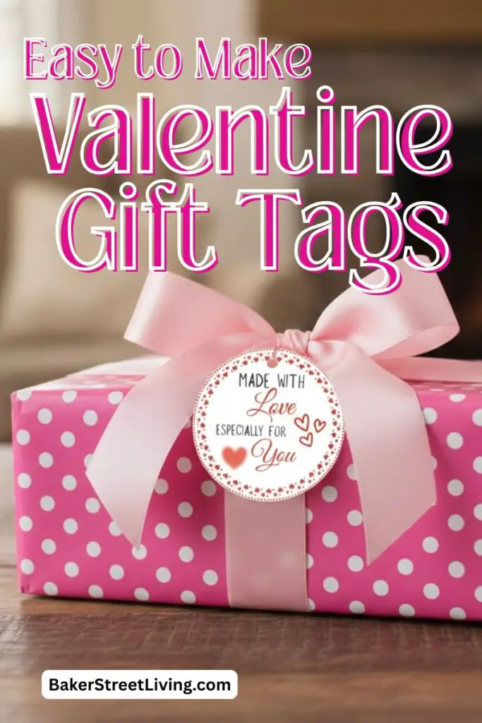 DIY Printable Valentine Gift Tags