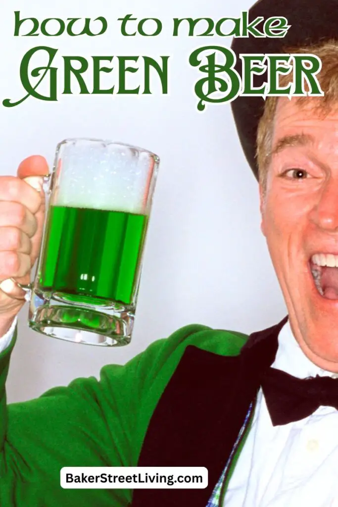 diy green beer