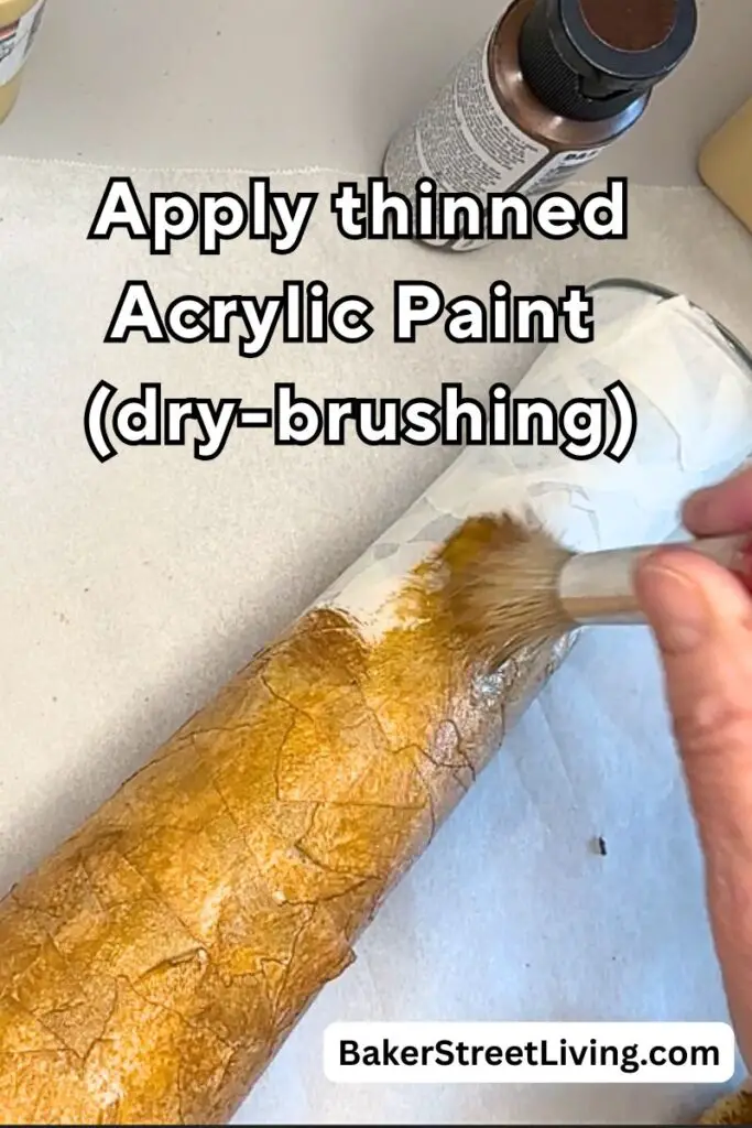 DIY Decoupage using Masking Tape