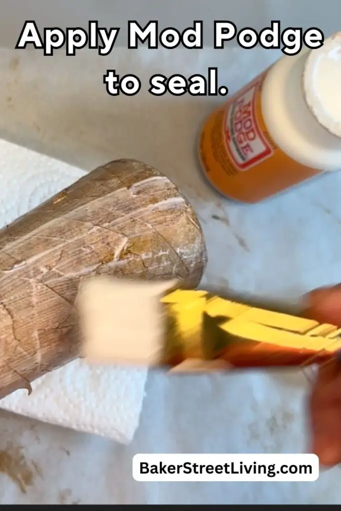 diy Decoupage using Masking Tape