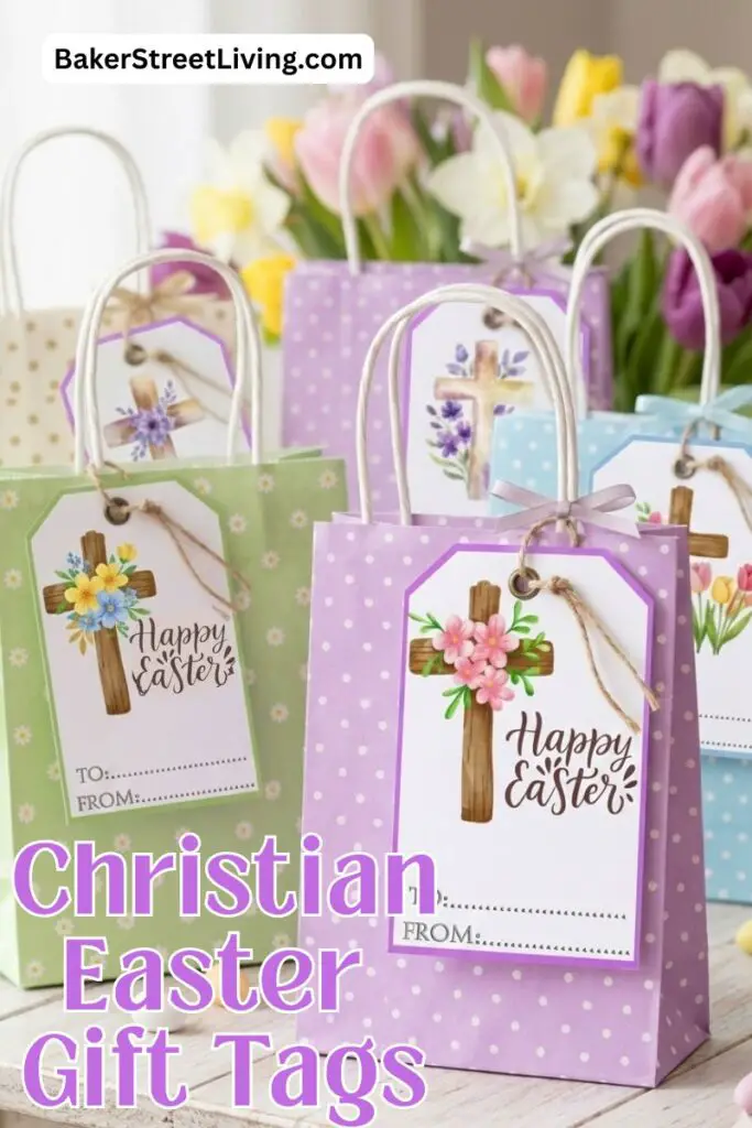 Printable Christian easter Gift Tags