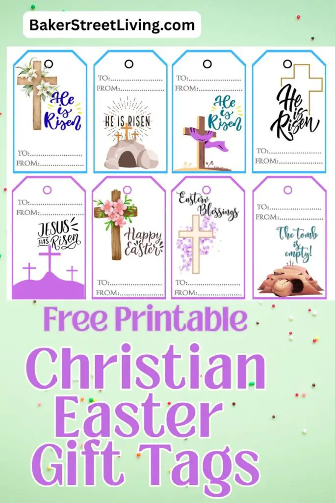 printable easter christian gift tags